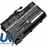 HP ZBook 17 G3 TZV66eA Compatible Replacement Battery