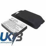 HTC PG06100 Extended With Back Cover Compatible Replacement Battery