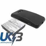 HTC PD26100 Extended Battery With Back Cover Compatible Replacement Battery