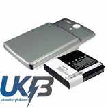 HUAWEI Ascend U8815 Extended With Sliver Back Cover Compatible Replacement Battery