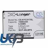KYOCERA RiseC5155 Compatible Replacement Battery