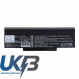 DELL ASM P/N BATFT10L61 BATEL80L6 BATEL80L9 Inspriron 1425 1427 1428 Compatible Replacement Battery