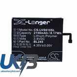 Lenovo BL245 S60 S60-t S60-w Compatible Replacement Battery