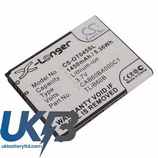 Alcatel CAB60B0001C1 CAB60B000C1 CAB60BA000C1 ADR3045 One Touch Shockwave Compatible Replacement Battery