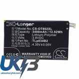 ALCATEL TLp034B2 Compatible Replacement Battery