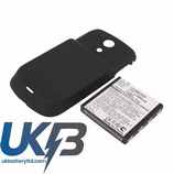 SAMSUNG Epic 4G Extended With Back Cover Compatible Replacement Battery