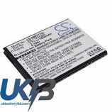 Samsung EB-L1A2GB EB-L1A2GBA EB-L1A2GBA/BST Attain Galaxy 4G S II Compatible Replacement Battery