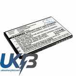 SAMSUNG SPH M910 Compatible Replacement Battery