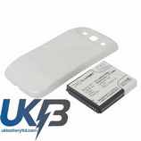 SAMSUNG SC 06D Extended With White Back Cover Compatible Replacement Battery