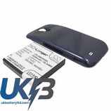 SAMSUNG GT i9505 Extended With Blue Back Cover Compatible Replacement Battery
