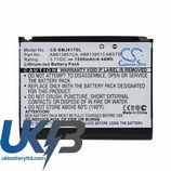 Samsung AB813851CA AB813851CABSTD BLACKJACK II DM-S105 SGH-i617 Compatible Replacement Battery