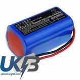 SPRING ICR18650-4X Compatible Replacement Battery
