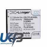 TCL TLi016A9 Compatible Replacement Battery