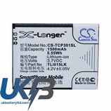 TCL J326T Compatible Replacement Battery