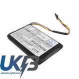 TomTom FLB0813007089 One XL Europe Traffic 30 Series Compatible Replacement Battery