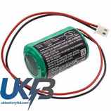 Visonic 0-9912-J Compatible Replacement Battery
