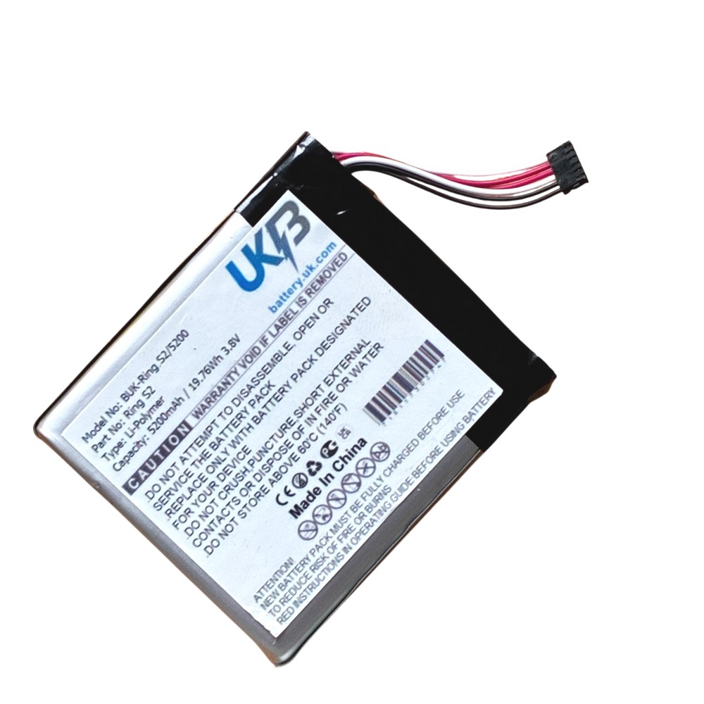 Replacement Battery for Ring S2 5UM5E5 2 Generation Video Doorbell 2nd