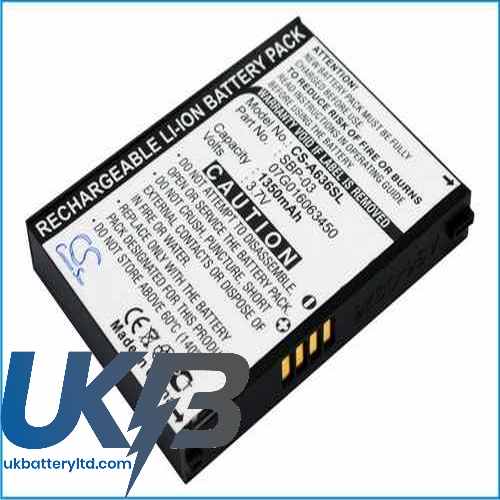 Asus Mypal A636N Compatible Replacement Battery