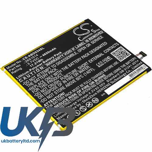 Amazon Kindle Fire HD8 8TH Compatible Replacement Battery