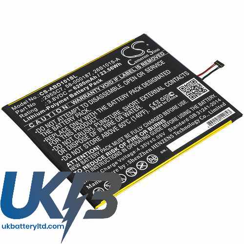 Amazon Kindle Fire HD 10.1 7th Compatible Replacement Battery