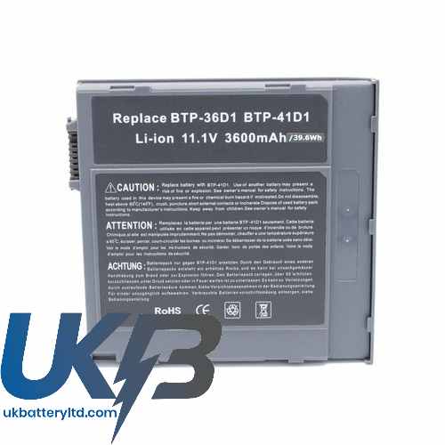 ACER BTP 41D1 Compatible Replacement Battery