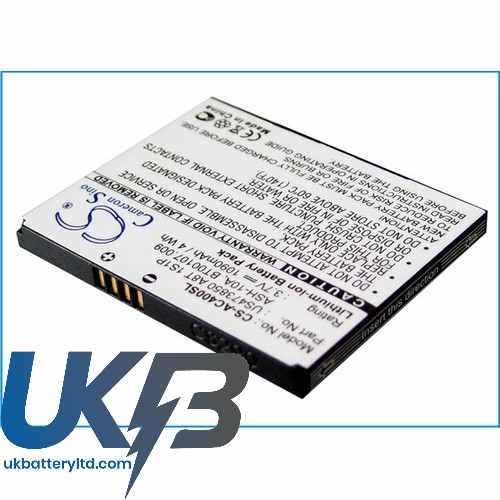 ACER be Touch E400 Compatible Replacement Battery