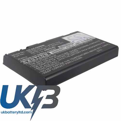 Acer BATBL50L6 Aspire 3100 3103 3104WLMiB120 Compatible Replacement Battery