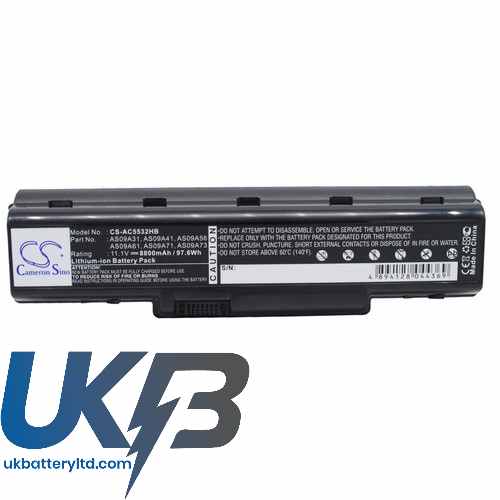 GATEWAY ASO9A73 Compatible Replacement Battery