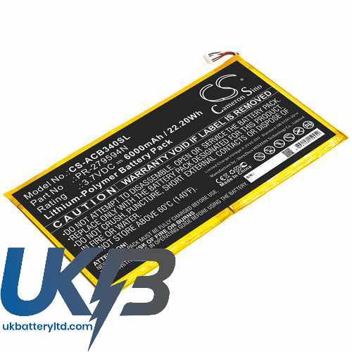 Acer PR-279594N Compatible Replacement Battery