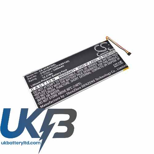 ACER Iconia One7B1 730HD 170L Compatible Replacement Battery