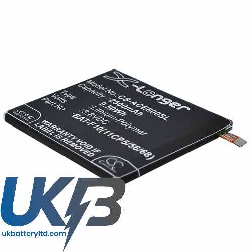 Acer BAT-F10(11CP5/56/68) KT.0010S.012 Liquid E600 Compatible Replacement Battery