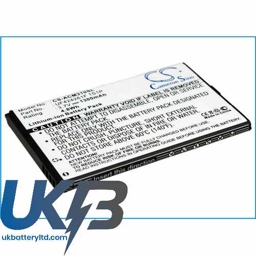 Acer BAT-310 (1ICP42/42/61) (1ICP5/42/61) BT-0010S.002 Allegro M310 W4 Compatible Replacement Battery