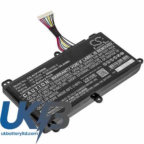 Acer 4ICR19/66-2 Compatible Replacement Battery