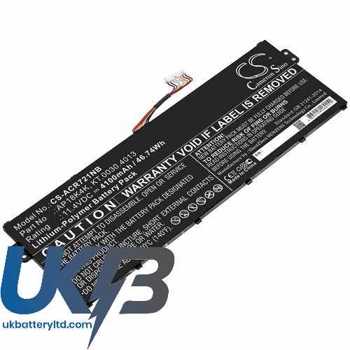 Acer Chromebook Spin 311 R721T Compatible Replacement Battery