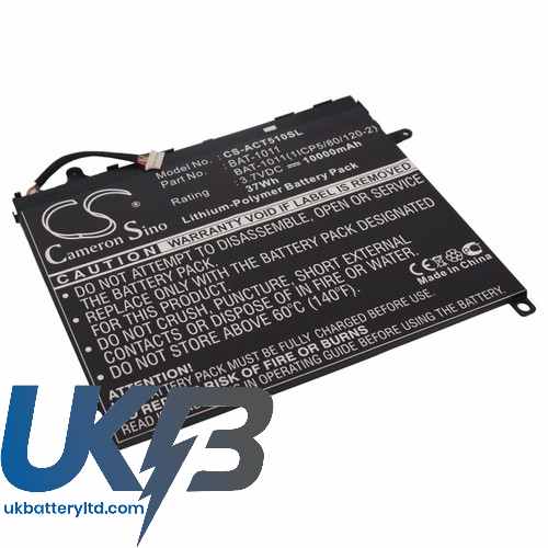ACER Iconia Tab A710 Compatible Replacement Battery