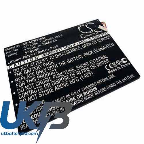Acer Iconia A3-A10 Compatible Replacement Battery