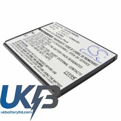 ACER Liquid Z4 Compatible Replacement Battery