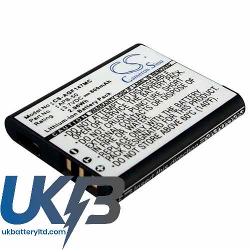 Agfa APB-50 APB-50(ICP7/35/41) Optima 147 Compatible Replacement Battery