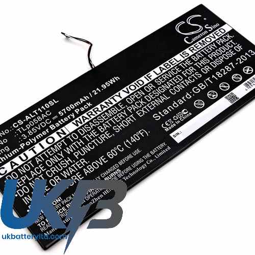 ALCATEL One Touch Plus 10 Compatible Replacement Battery