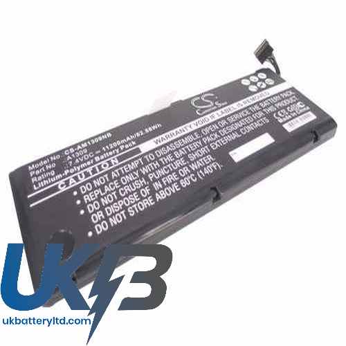 Apple MacBook Pro 17" A1297 2009 Ver Compatible Replacement Battery