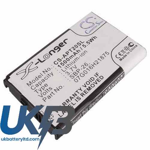 Asus 07G016H21875 Compatible Replacement Battery