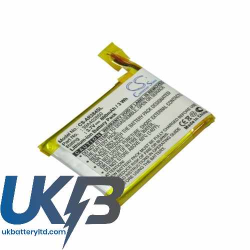 ARCHOS 28Internet Tablet Compatible Replacement Battery