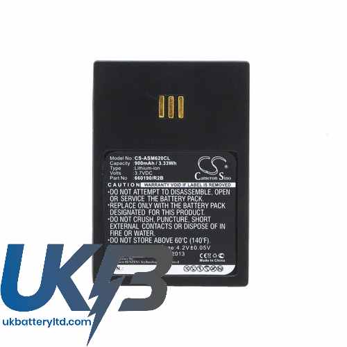ASCOM i62Protector Compatible Replacement Battery