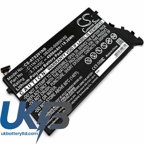 Asus 0B200-00600100 Compatible Replacement Battery