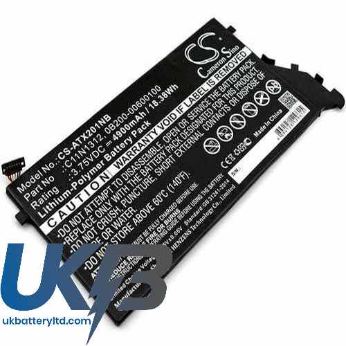 Asus Transformer Book TX201LA Compatible Replacement Battery