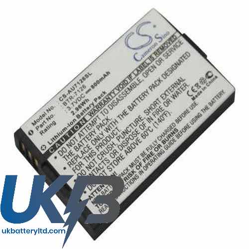 Audiovox BTR-7126 Compatible Replacement Battery