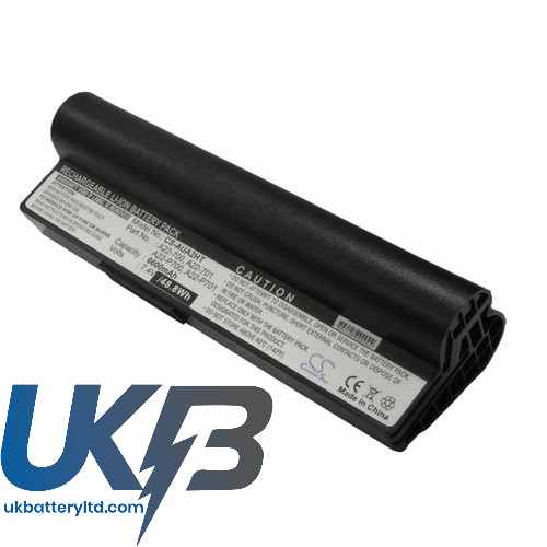 ASUS Eee PC 701 Compatible Replacement Battery