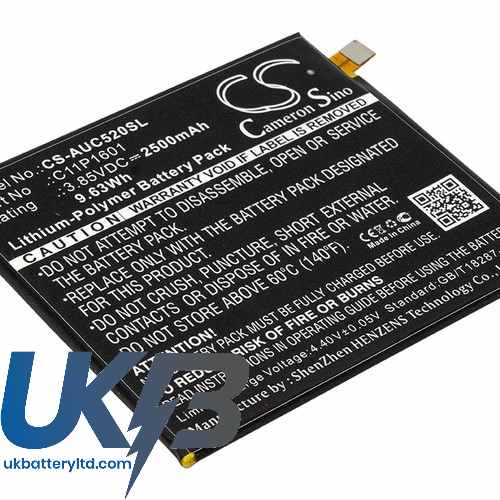 ASUS ZenFone 3 Dual SIM Global LTE Compatible Replacement Battery