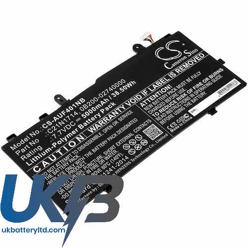 Asus VivoBook Flip 14 TP401CA-EC077 Compatible Replacement Battery