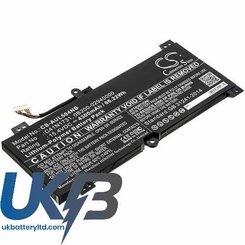 Asus ROG SCAR II GL504GV-ES015T Compatible Replacement Battery